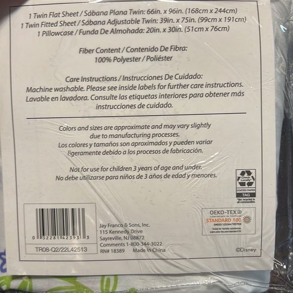 Disney Encanto Twin Sheet set NWTS - Picture 3 of 3